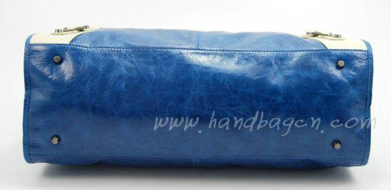 Balenciaga 084324-5 Dark Blue Arena Tri-Color City Classic Bag