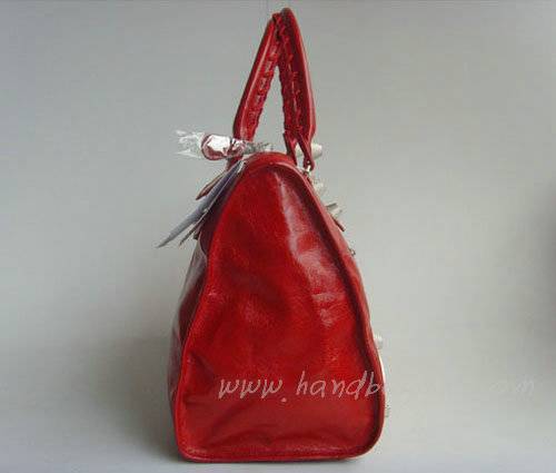 Balenciaga 084324A Red Giant City Bag Large Size - Click Image to Close