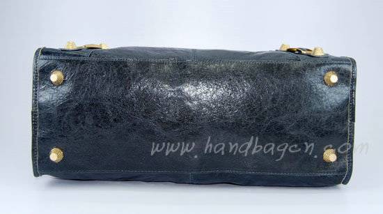 Balenciaga 084324B Dark gray Le Dix Motorcycle Handbag Large Size