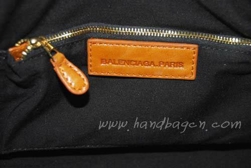Balenciaga 084324B Dark Tan Giant City Bag Large Size With Gold Hardware - Click Image to Close
