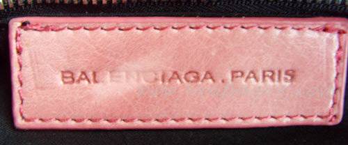 Balenciaga 084328A Pink Giant City Bag Large Size Silver Hardware - Click Image to Close