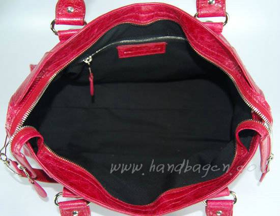 Balenciaga 084328A Red Lambskin Giant City Bag Large Size - Click Image to Close