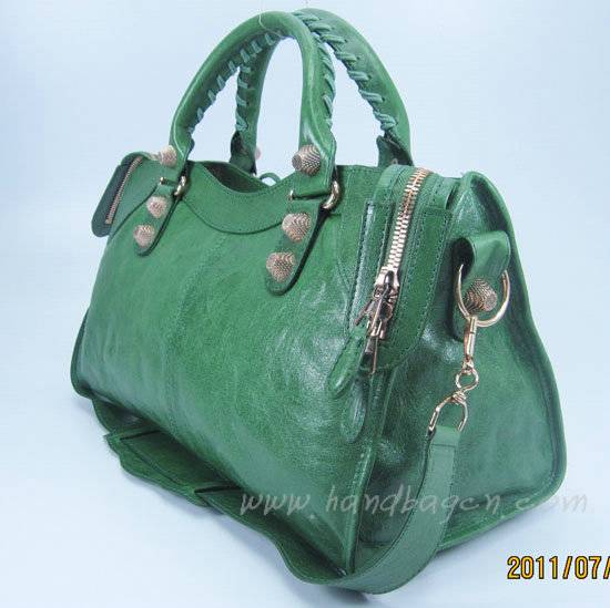 Balenciaga 084328B Green Giant City Bag Large Size - Click Image to Close