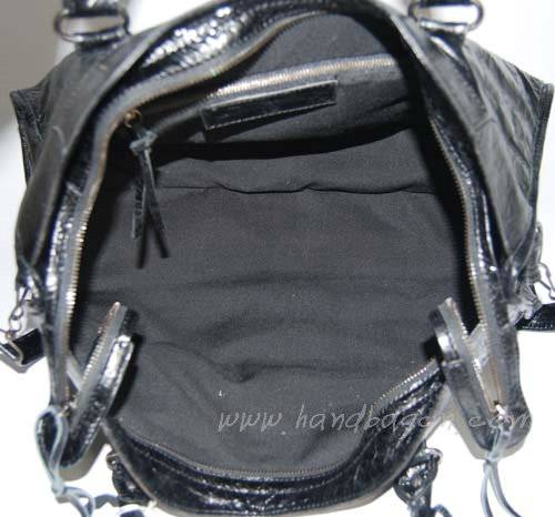 Balenciaga 084328 Black Lambskin Giant City Bag Large Size - Click Image to Close