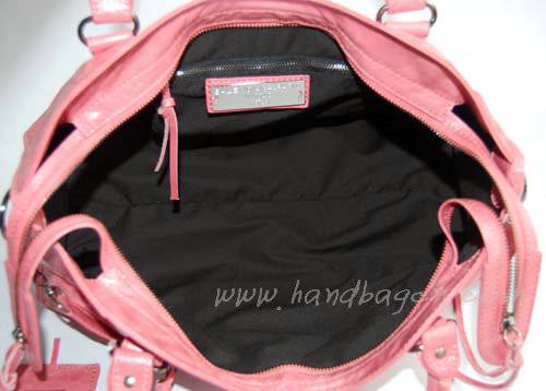 Balenciaga 084328 Pink Motorcycle City Bag Large Size - Click Image to Close