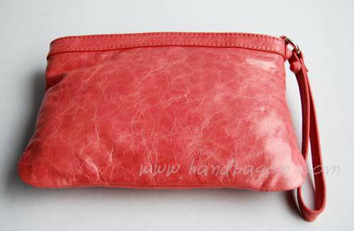 Balenciaga 084330 Pink Cowskin Clutch Bag - Click Image to Close