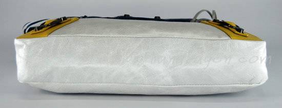 Balenciaga084331-5 Grey White/Blue/Red Arena Tri-Color First Classic Bag