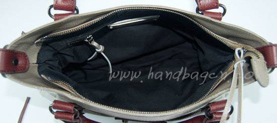 Balenciaga 084331-5 Light gray/Coffee/Gray Arena Tri-Color First Classic Bag