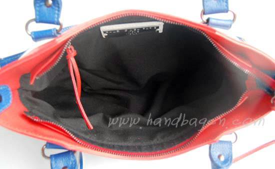 Balenciaga 084331-5 White/Blue/Red Arena Tri-Color First Classic Bag