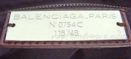 Balenciaga 084331 Dark Brown Motorcycle City Bag Mini Size - Click Image to Close