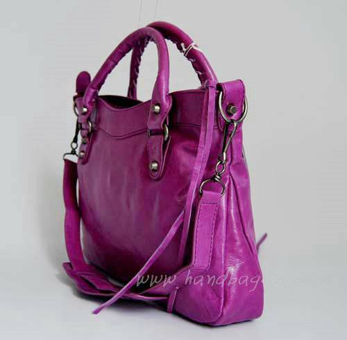 Balenciaga 084331 Light Purple Motorcycle City Bag Mini Size