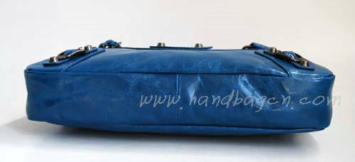 Balenciaga 084331 Medium Blue Motorcycle City Bag Mini Size - Click Image to Close