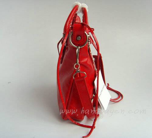 Balenciaga 084331 Red Motorcycle City Bag Mini Size