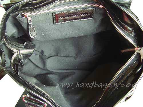 Balenciaga 084332A Black Giant City Handbag With Silver Hardware - Click Image to Close
