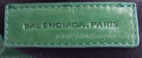 Balenciaga 084332B Green Medium City Bag With 38CM - Click Image to Close