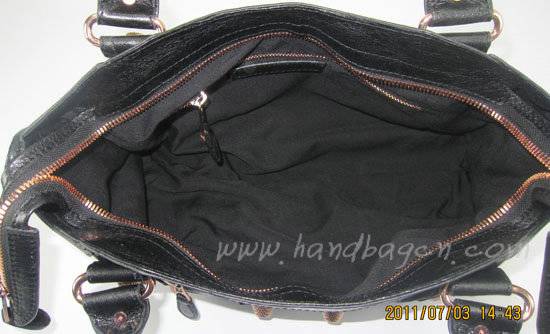 Balenciaga 084332B Black Lambskin Giant City Bag Medium Size