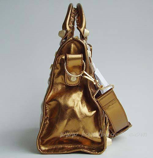 Balenciaga 084332B Bronze Medium City Bag with 38CM - Click Image to Close