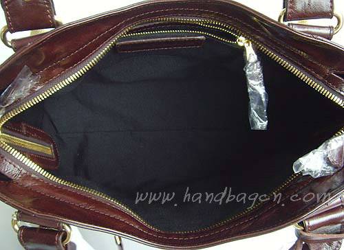 Balenciaga 084332B Dark Brown Medium City Bag With 38CM - Click Image to Close