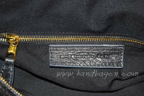 Balenciaga 084332B Dark Grey Giant City Lambskin Leather Bag Medium Size - Click Image to Close
