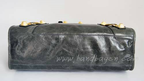 Balenciaga 084332B Dark Grey Medium City Bag with 38CM