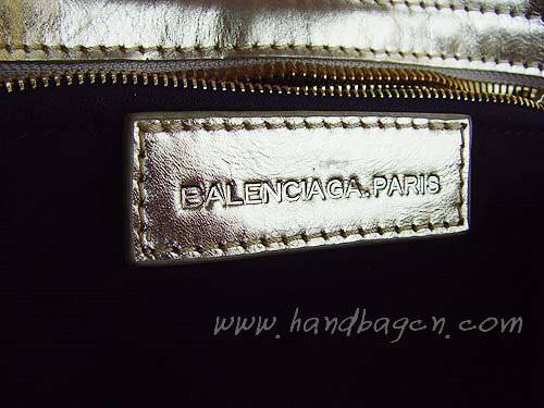 Balenciaga 084332B Gold Medium City Bag With 38CM