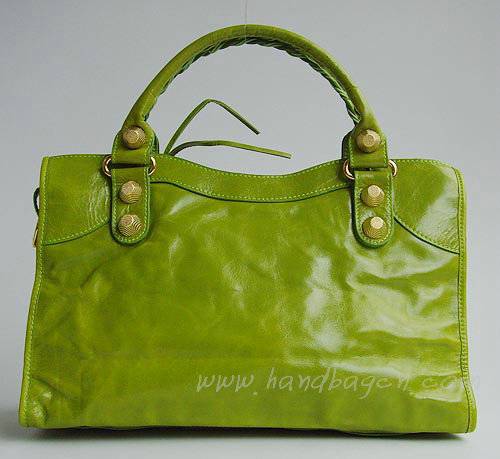 Balenciaga 084332B Green Medium City Bag with 38CM - Click Image to Close