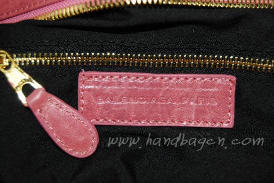 Balenciaga 084332B Pink Giant City Lambskin Leather Bag Medium Size - Click Image to Close