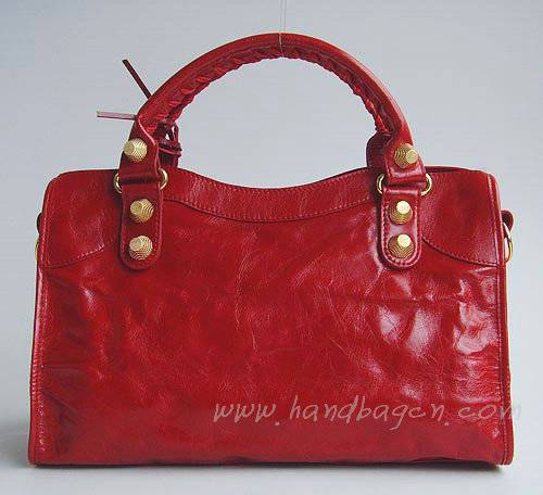 Balenciaga 084332B Red Medium City Bag With 38CM - Click Image to Close
