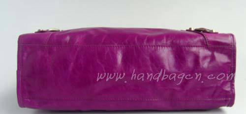 Balenciaga 084332 Medium Purple Motorcycle City Bag Medium Size - Click Image to Close