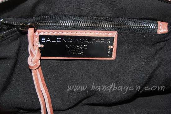 Balenciaga 084332 Coffee Motorcycle City Bag Medium Size