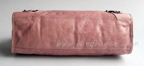 Balenciaga 084332 Pink Purple Motorcycle City Bag Medium Size
