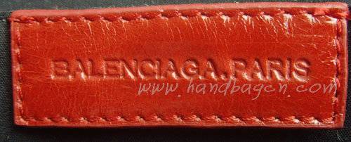 Balenciaga 084334A Red Le Dix Motorcycle Handbag XL Size - Click Image to Close