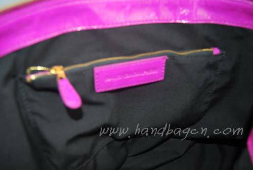 Balenciaga 084334B Pink Red Le Dix Motorcycle Handbag XL Size