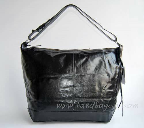 Balenciaga 084339 Black Oversized Sqaure Shaped Bag
