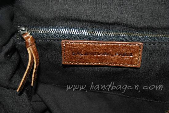 Balenciaga 084340 coffee lambskin handbag with 43CM - Click Image to Close