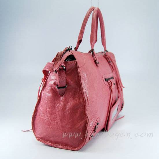 Balenciaga 084340 pink lambskin handbag with 43CM