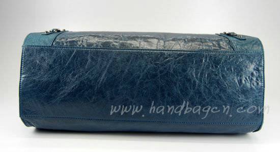 Balenciaga 084340 royal blue lambskin handbag with 43CM