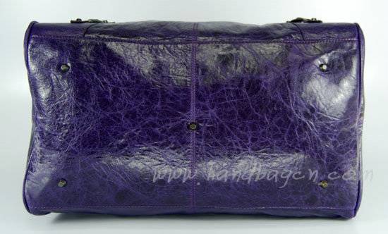 balenciaga 084355 dark purple lambskin handbag with 44CM - Click Image to Close