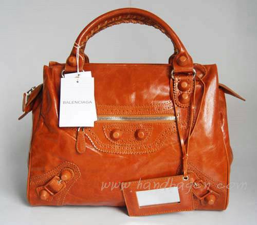 Balenciaga 084358L Tan Giant City Handbag Large - Click Image to Close