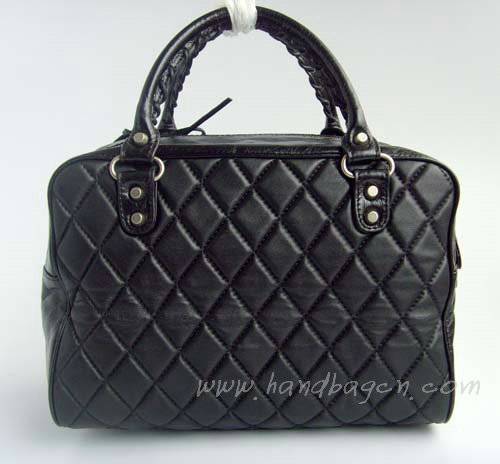 Balenciaga 084386 black medium boston bag