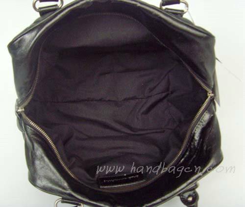 Balenciaga 084386 black medium boston bag