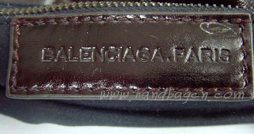 Balenciaga 084386 Dark Brown medium boston bag - Click Image to Close