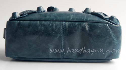 Balenciaga 084611 Royal Blue Arena Giant Covered Clutch Bag