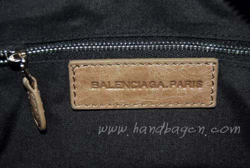 Balenciaga 084611 Sliver Grey Arena Giant Covered Clutch Bag