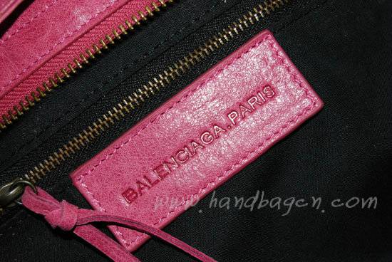Balenciaga 084616 Pink Arena City Classic Bag - Click Image to Close