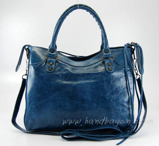 Balenciaga 084616 Royal Blue Arena City Classic Bag