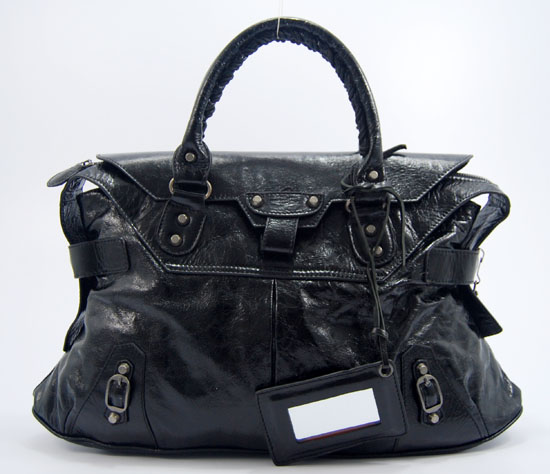 Balenciaga 084668 Black Short Neoclassic Bag