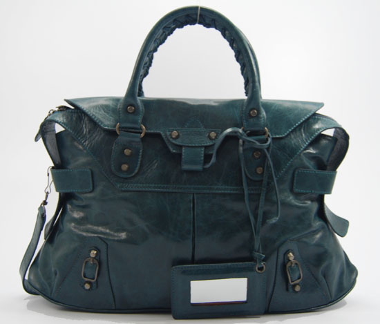 Balenciaga 084668 Royal Blue Short Neoclassic Bag