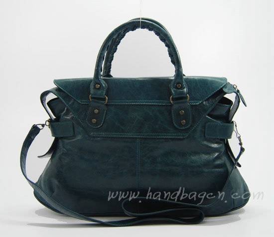 Balenciaga 084668 Royal Blue Short Neoclassic Bag - Click Image to Close