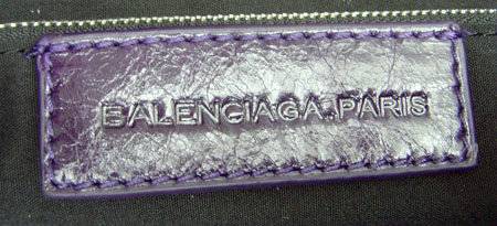 Balenciaga 084824 Aubergine Giant Motorcycle Bag in 45cm - Click Image to Close